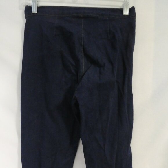 DYNAMITE | size 7 | Dark Blue Denim | Slit Bottoms | Made In Canada - Picture 13 of 16